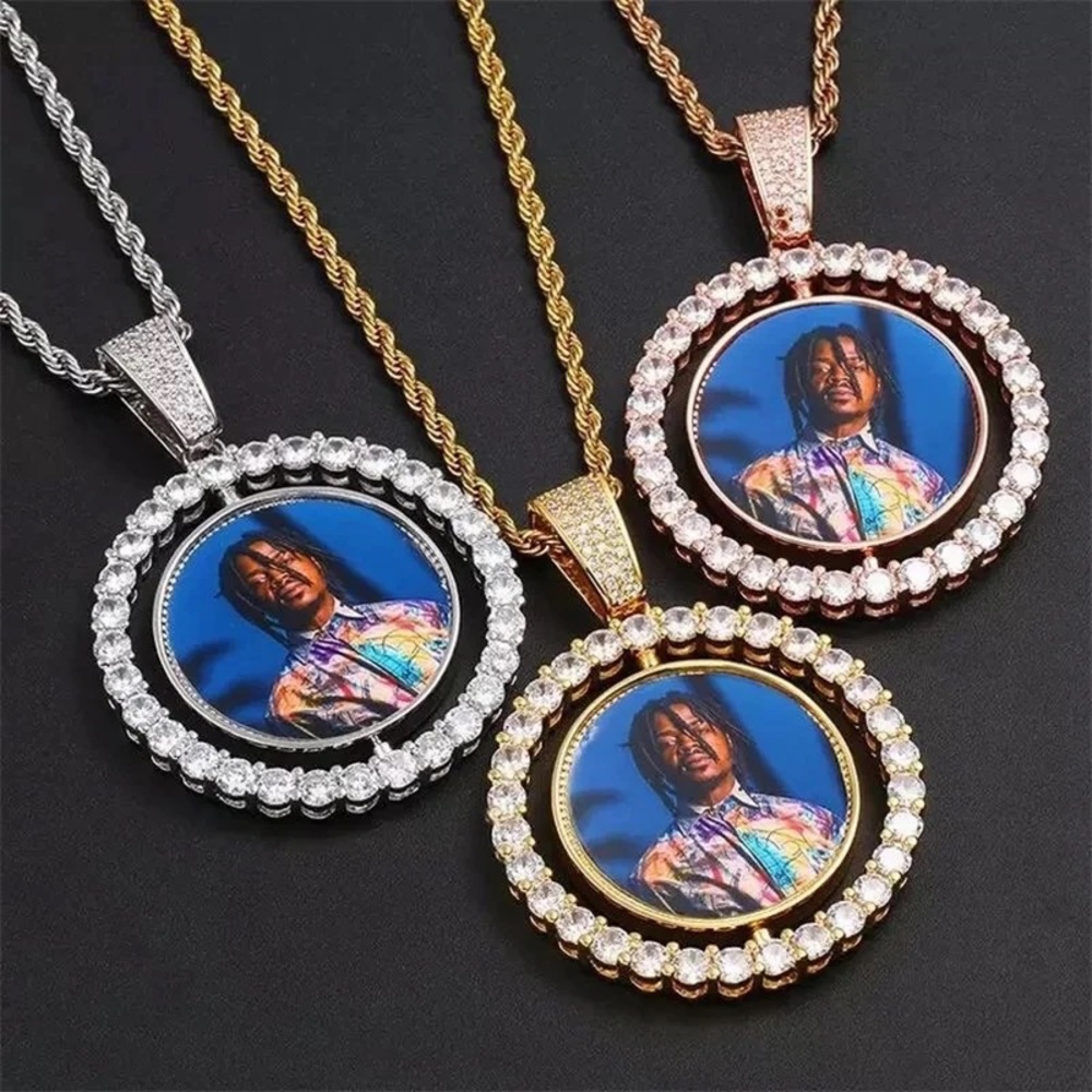 Personalized photo necklace send your photo to us